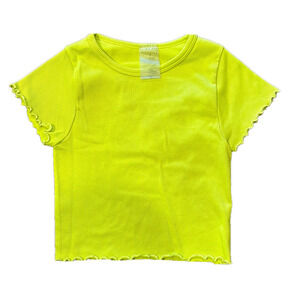 Love Poem ribbed crop top, small/medium 🔵